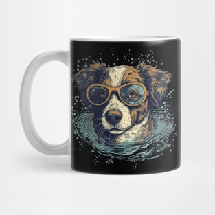 Swimming dog Mug